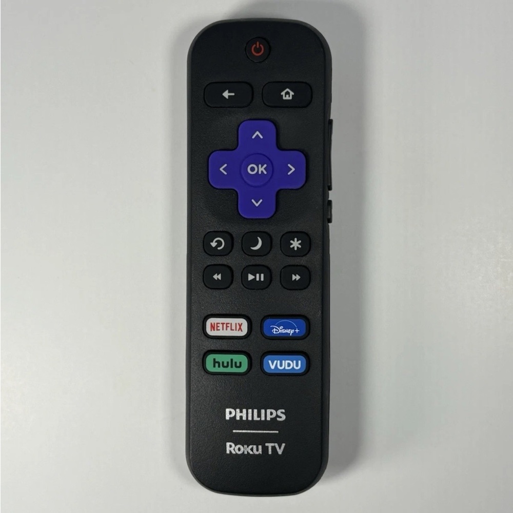 Philips Black Remote with Purple Buttons